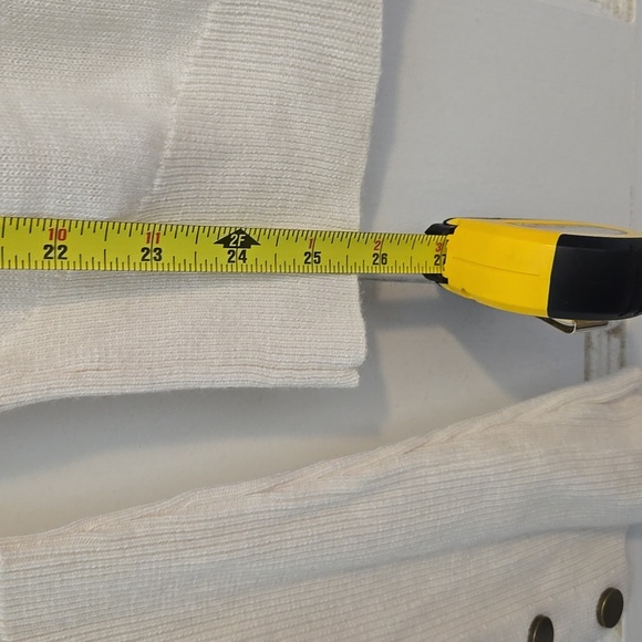 RAMY BROOK NEW YORK NO SIZE TAG CREAM LONG SLEEVE WOMENS WOOL & CASHMERE BLEND - Picture 5 of 8